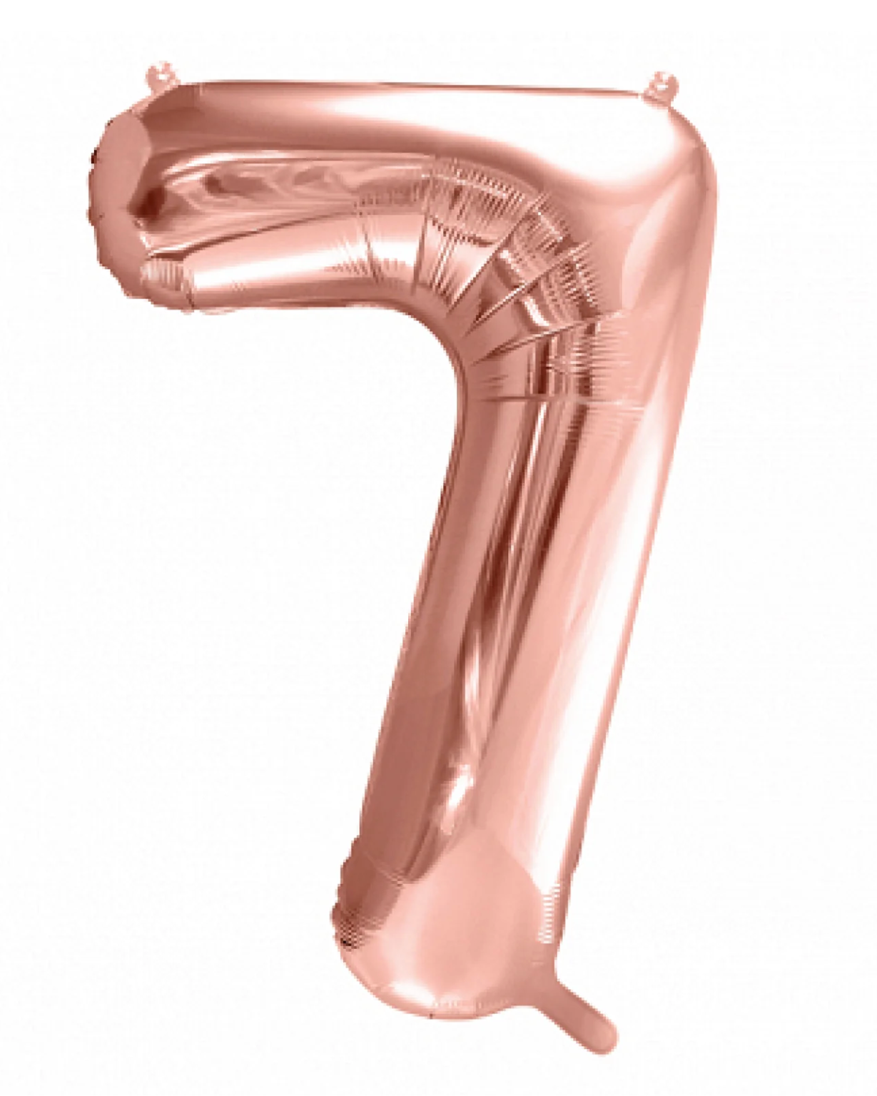 Giant Rose Gold 34" Foil Number Balloon With Helium