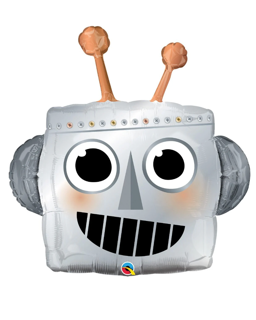 Giant 35" Robot Balloon With Helium