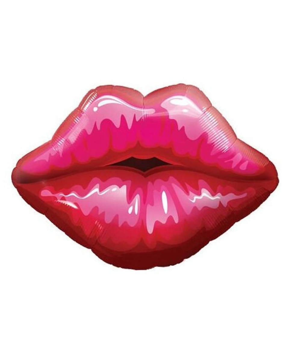 Giant 30" Lips Kiss Balloon With Helium