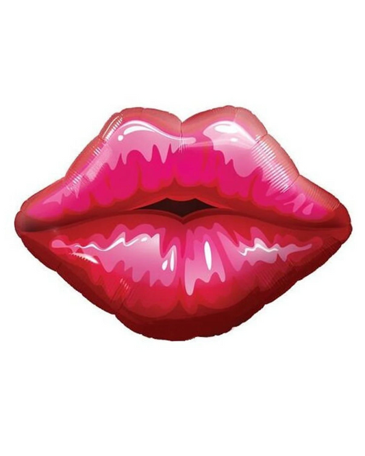 Giant 30" Lips Kiss Balloon With Helium