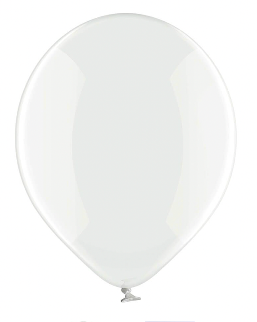 Crystal Clear Balloon 12" With Helium