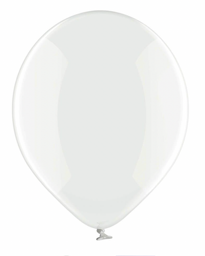 Crystal Clear Balloon 12" With Helium