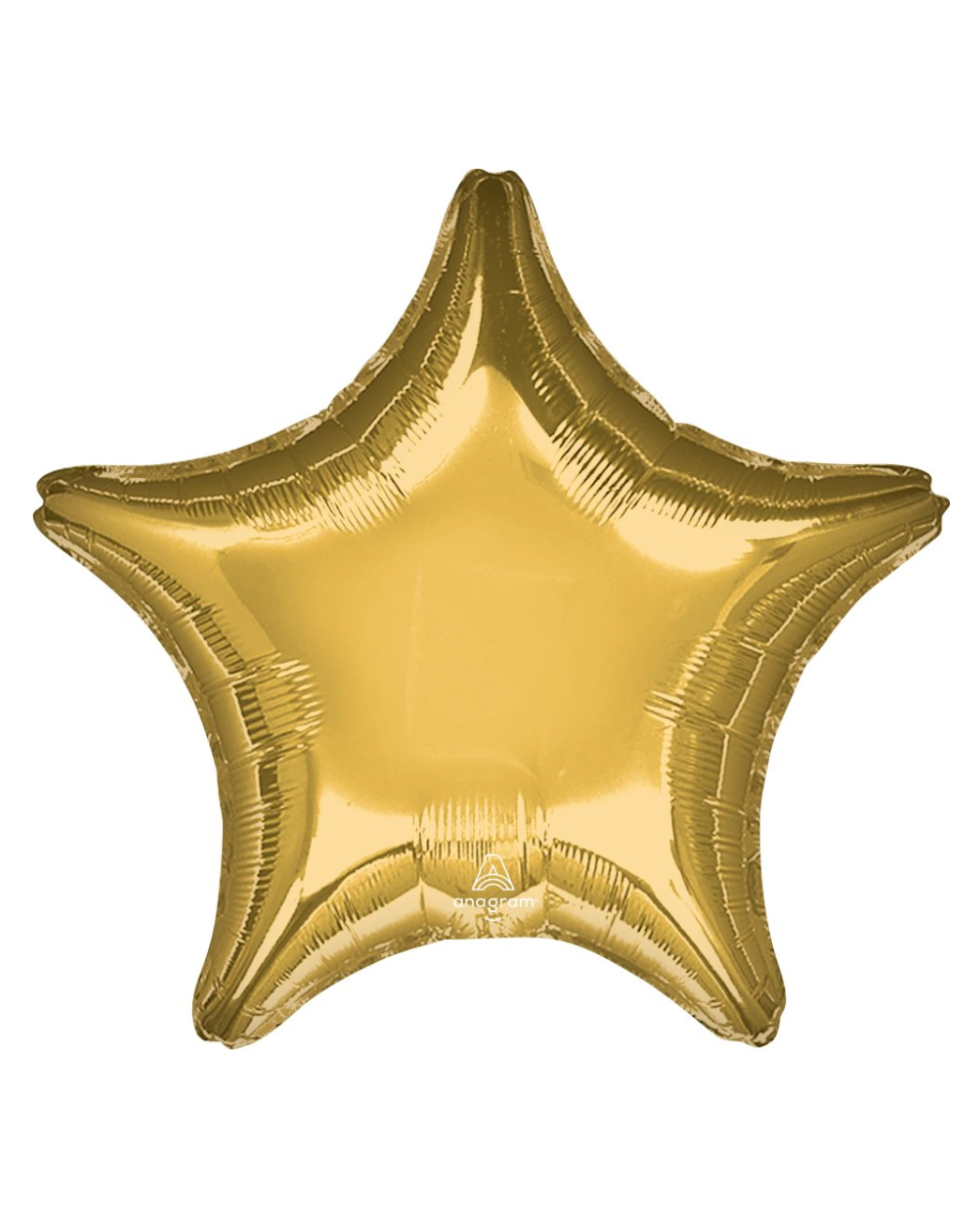 Star Shaped Gold Foil Balloon 18" With Helium
