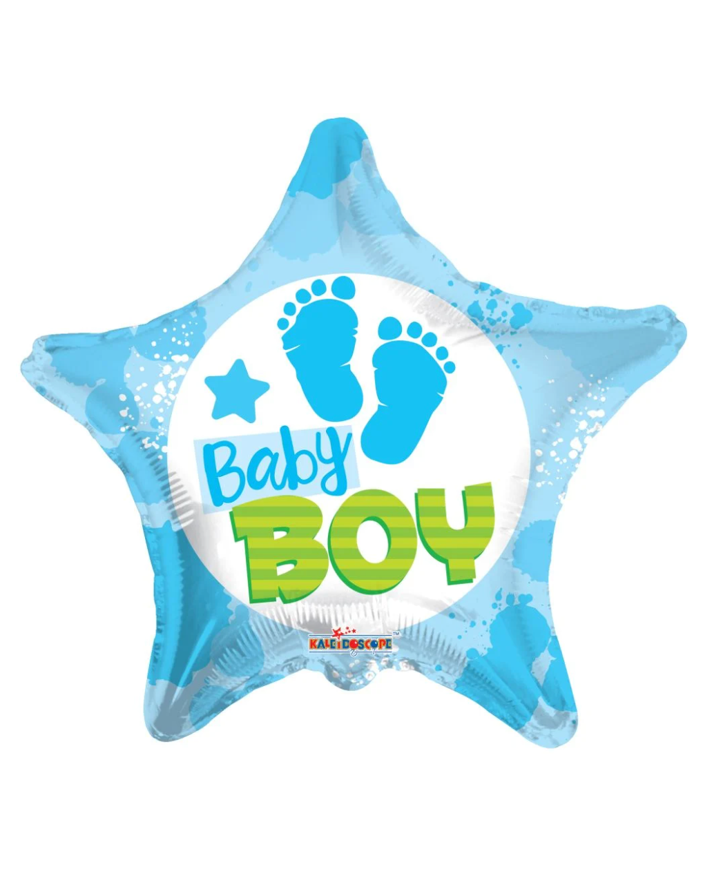 Baby Boy 18" Star Balloon With Helium
