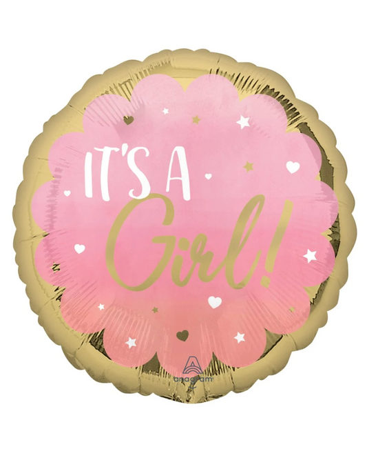 XXL It's A Girl 34" Balloon With Helium