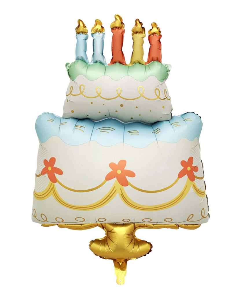 Giant Birthday Cake Balloon With Helium