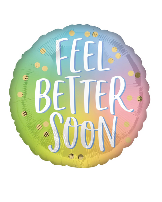 XXL Feel Better Soon Balloon With Helium