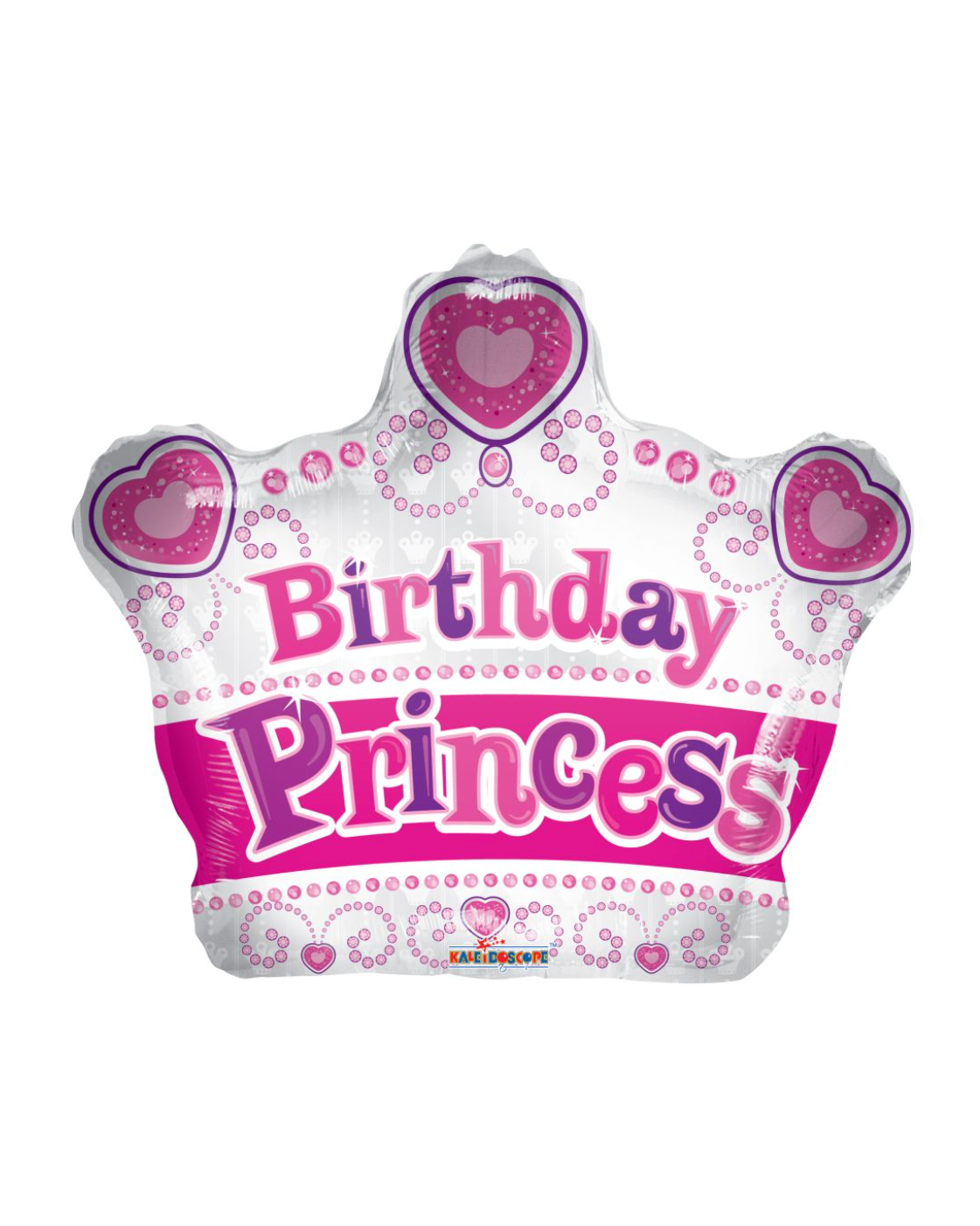 Birthday Princess Crown 18" Balloon With Helium