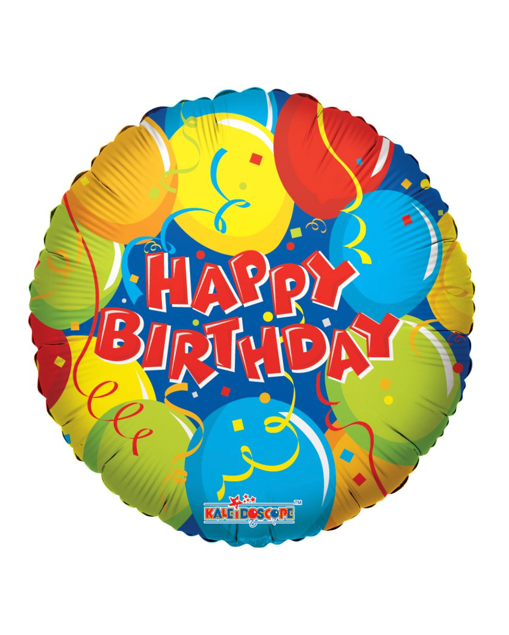 Confetti Happy Birthday Multicolor 18" Balloon With Helium