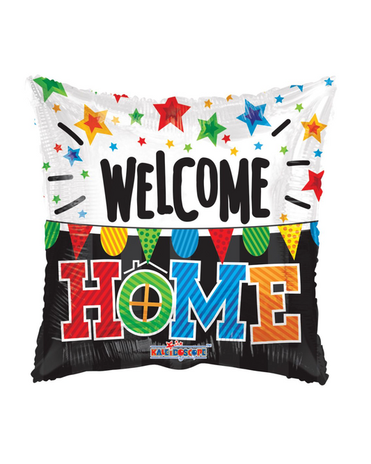 Welcome Home 18' Square Balloon With Helium