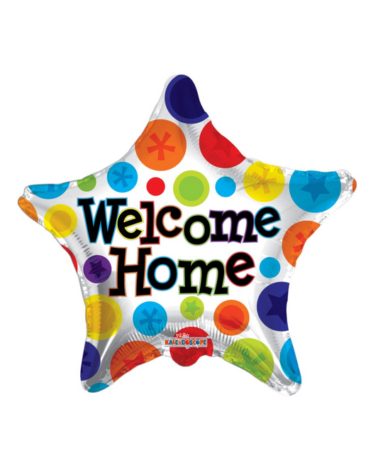 Welcome Home 18' Star Balloon With Helium