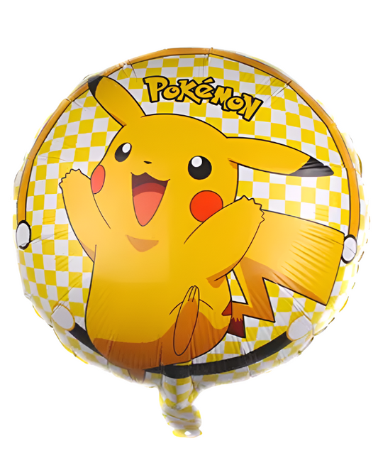 Pokemon Pikachu 18" Yellow Balloon With Helium