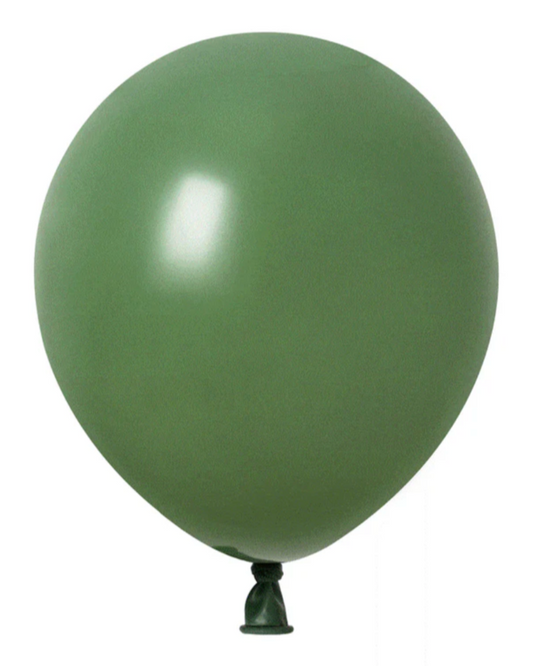 Army Green Balloon 12" With Helium