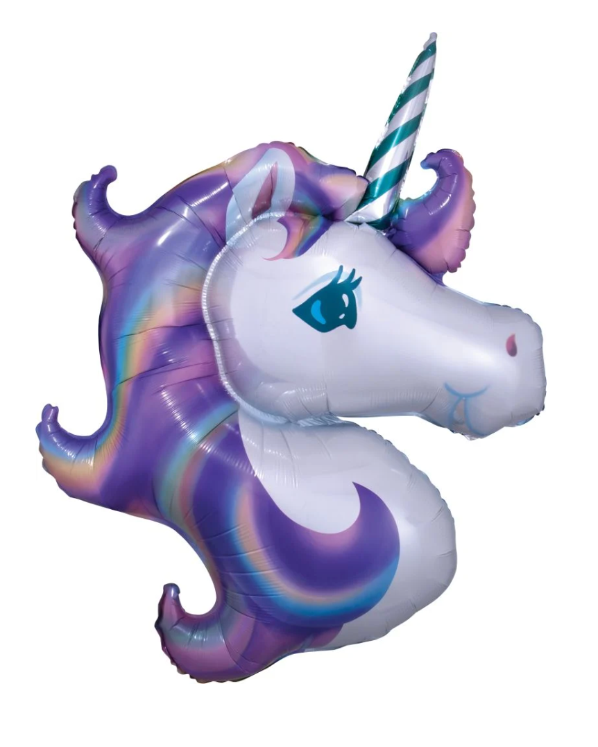 XXL Giant Rainbow Unicorn Balloon With Helium