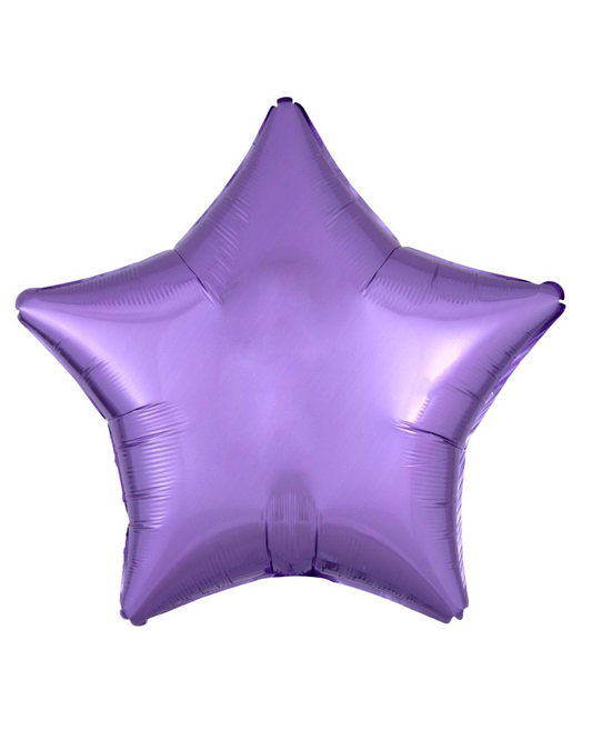 Light Purple 18" Star Balloon With Helium