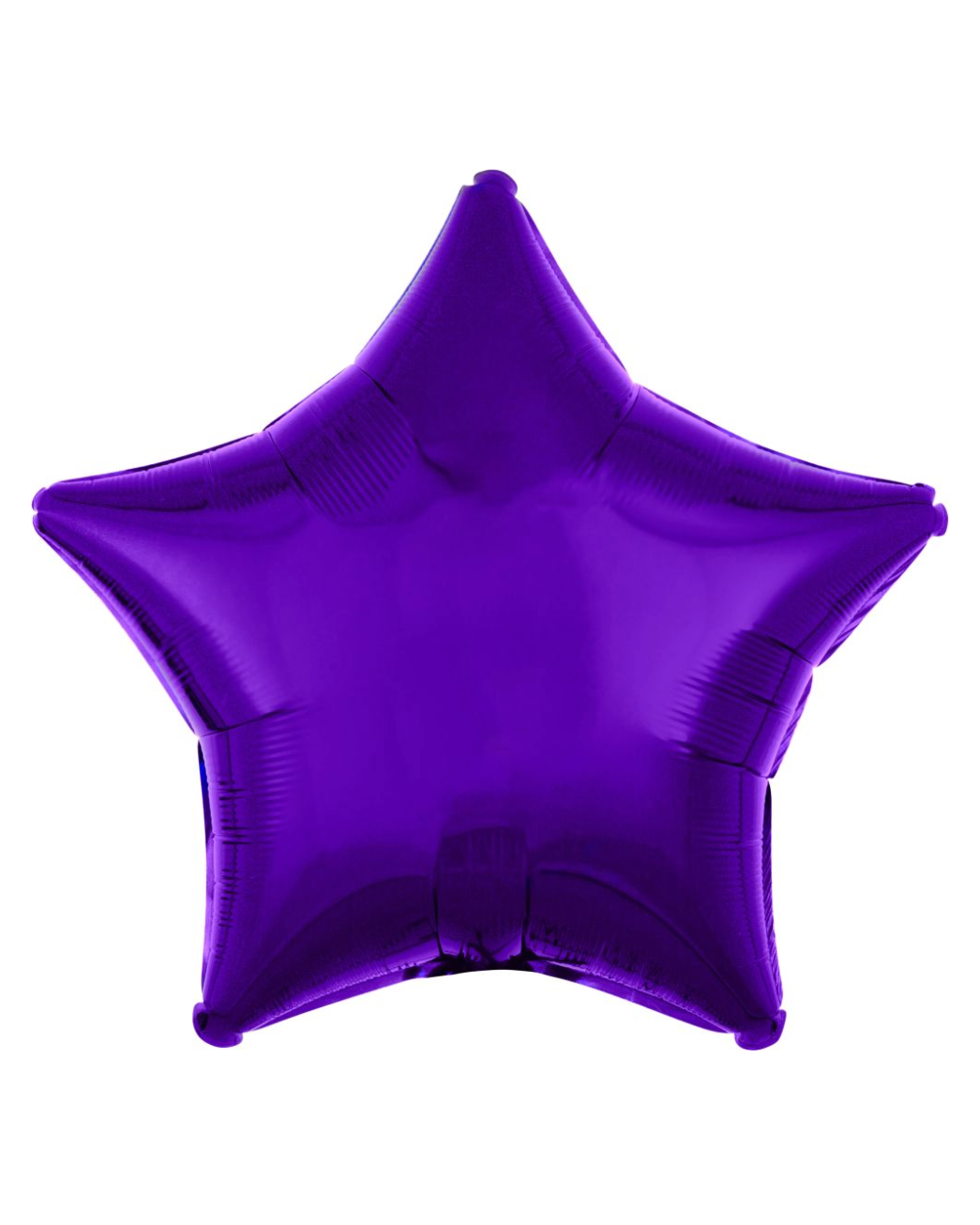 Purple 18" Star Balloon With Helium