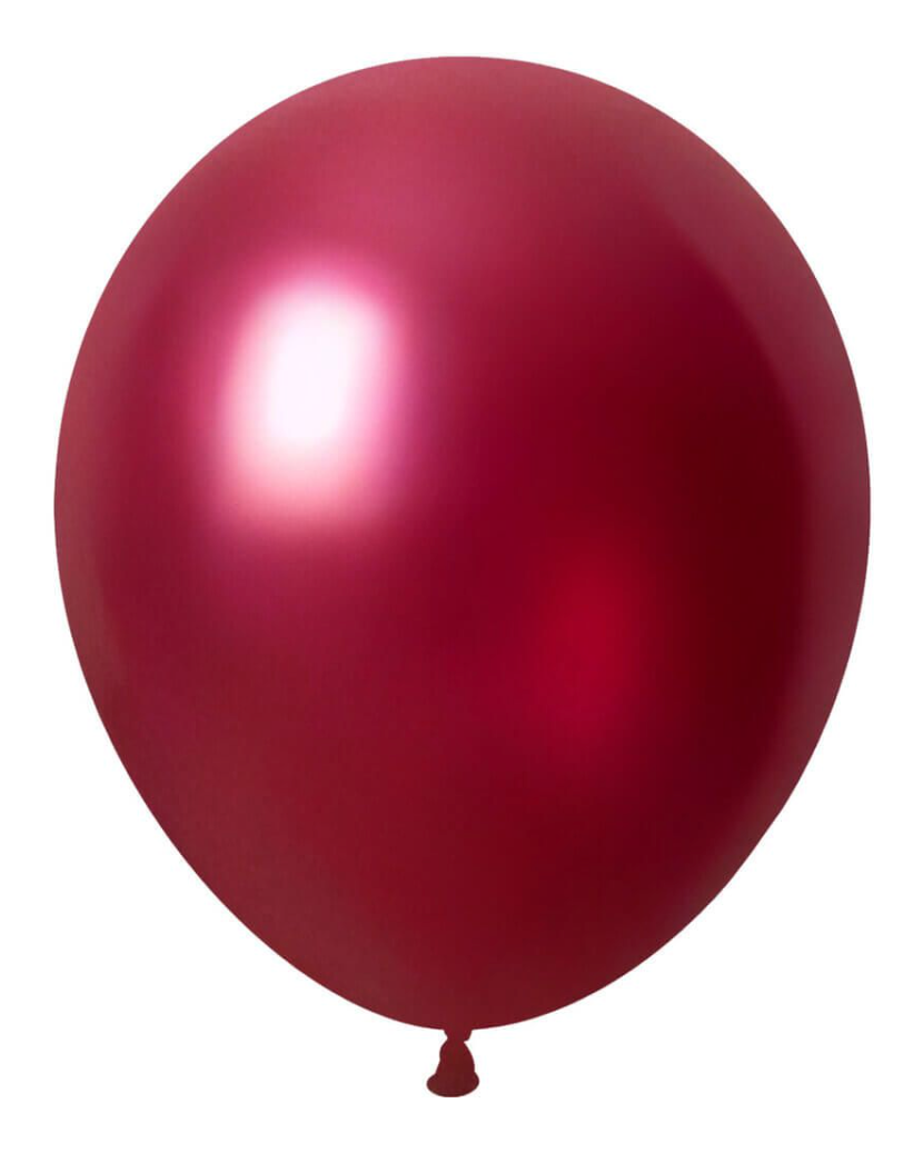 Pearl Red Balloon 12" With Helium