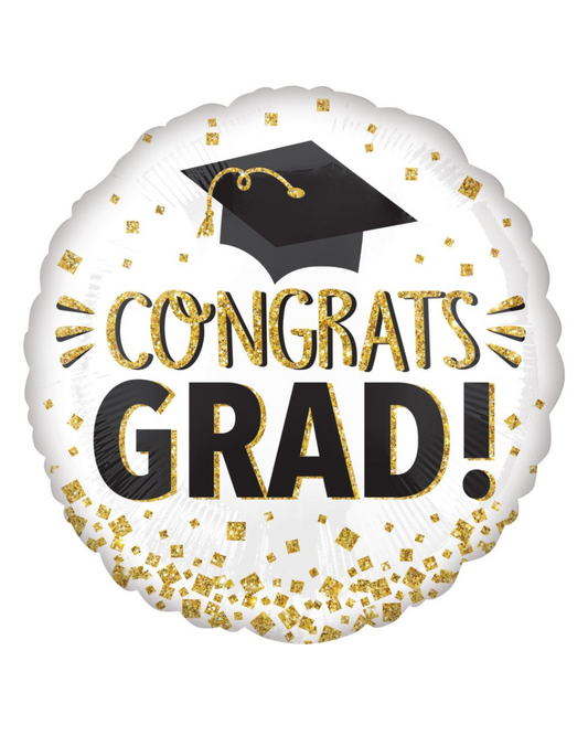 XXL Jumbo Congrats Grad Balloon With Helium