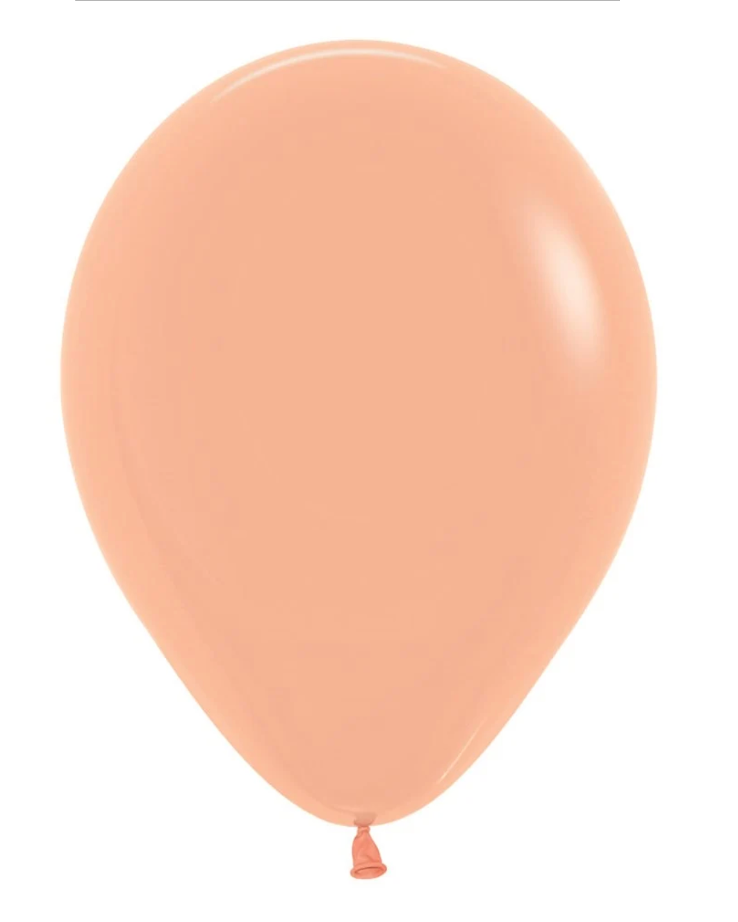 Pastel Baby Orange Balloon 12" With Helium