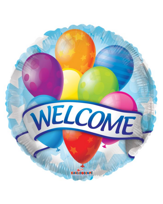 Welcome Balloon 18" With Helium