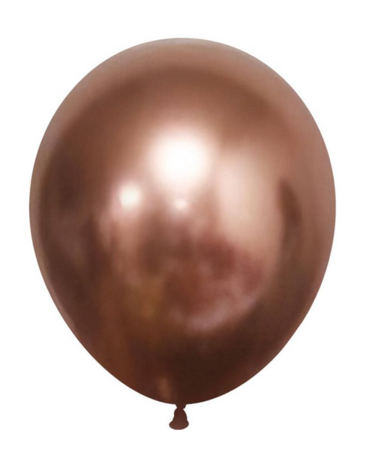 Rose Gold Balloon 12" With Helium