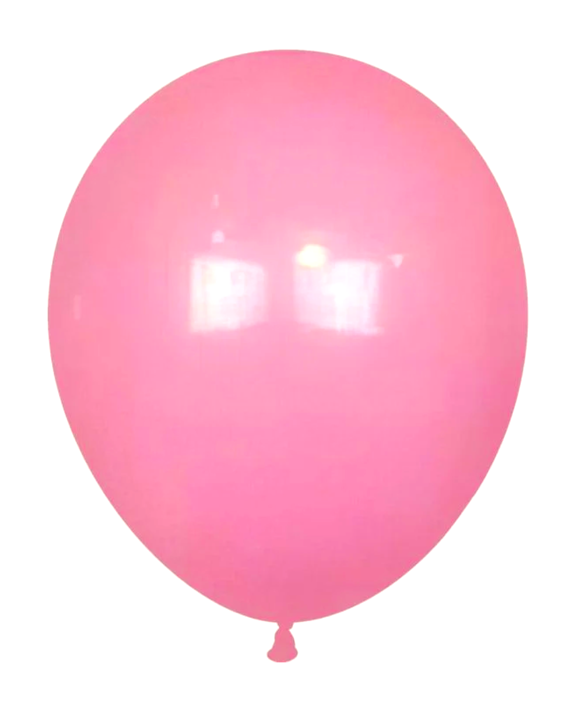 Retro Baby Pink 12" Latex Balloon Inflated With Helium & Ribbon