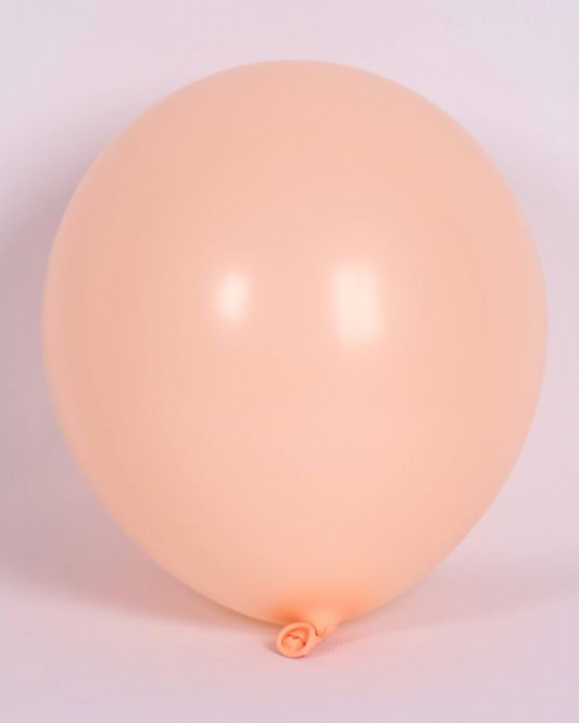 Pastel Orange 12" Latex Balloon With Helium