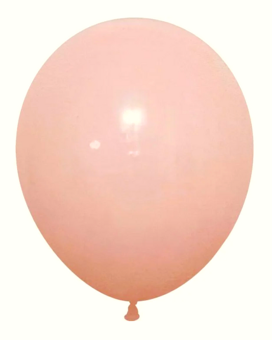 Pastel Orange 12" Latex Balloon With Helium