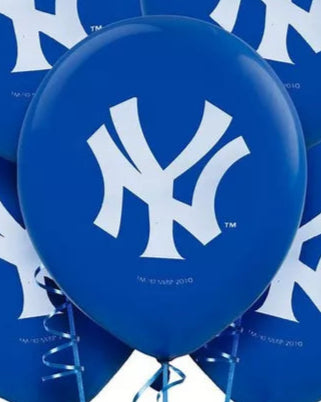 New York Yankees 12' Latex Balloon With Helium