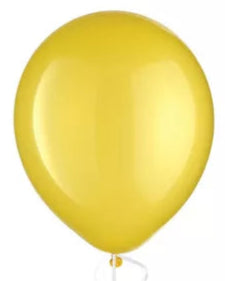Yellow Balloon 12" With Helium