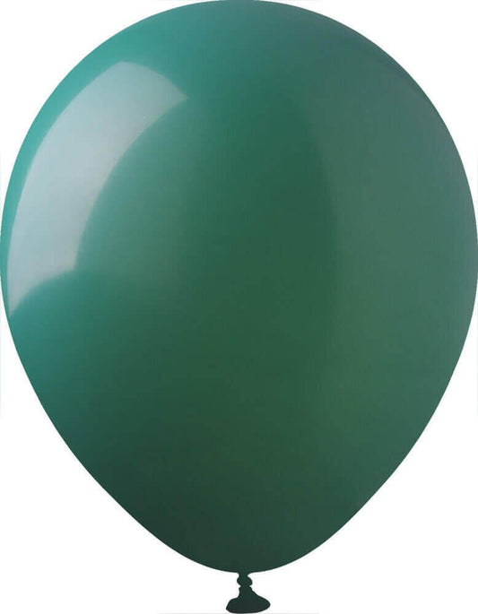 Forest Green Balloon 12" With Helium