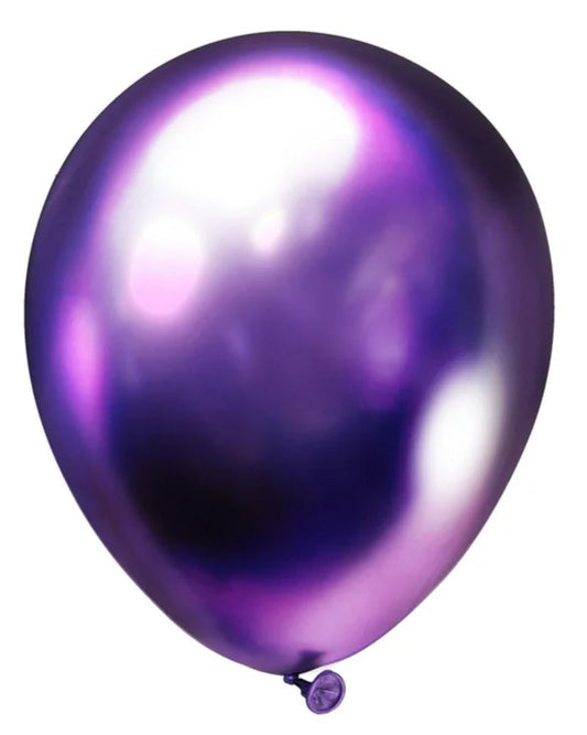 Metallic Purple Balloon 12" With Helium