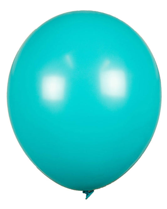 Teal Balloon 12" With Helium